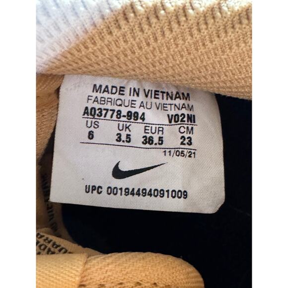 Nike Air Force 1 Low Top "By You" - AQ3778-994 Black / white / gold size size 6 - Picture 7 of 8